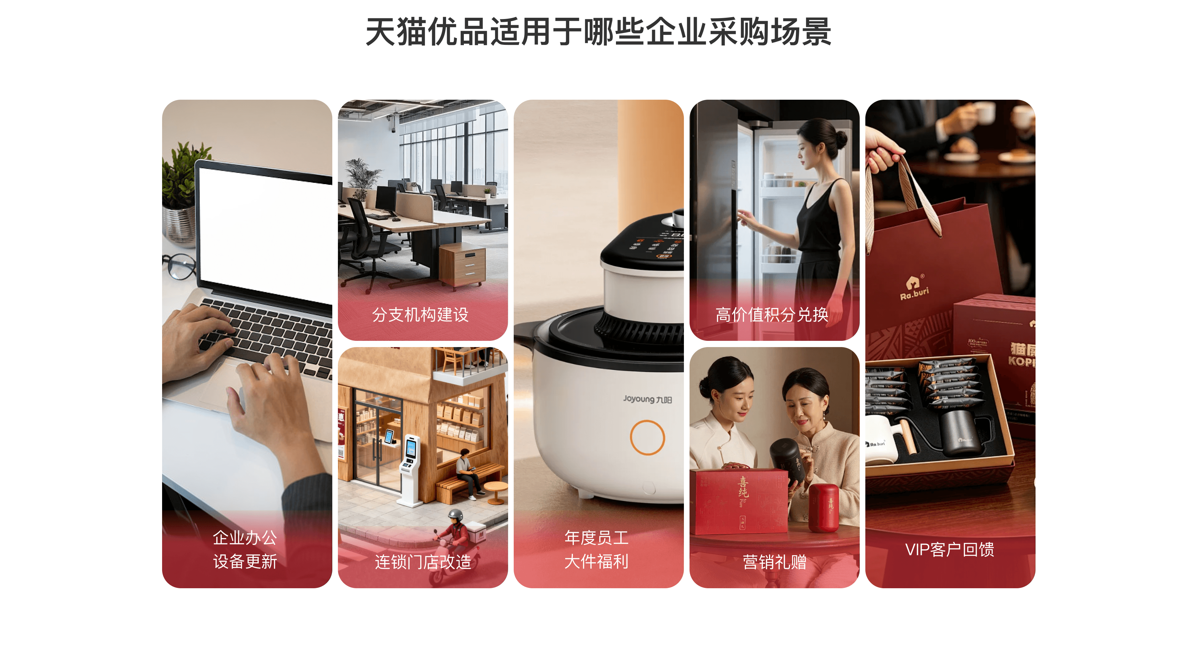 天猫优品适用的企业采购场景展示